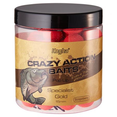  Pop Up Boilies Crazy Action Baits Specialist Gold (Scoberry)