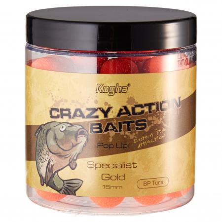  Pop Up Boilies Crazy Action Baits Specialist Gold (Black Pepper Tuna)