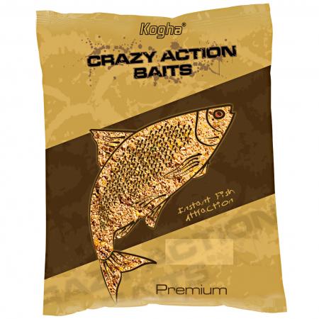  Grundfutter Premium Crazy Action Baits (Black Winne)