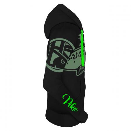 Hotspot Fishing Mania Pike Hoodie Herren (Black)
