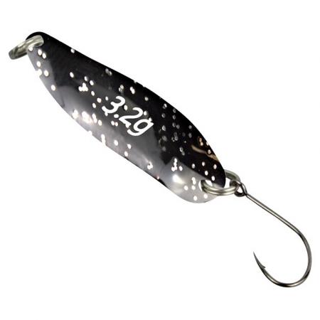  Trout Spoon Hammer (3,2 g, Grün/Schwarz Glitter UV)