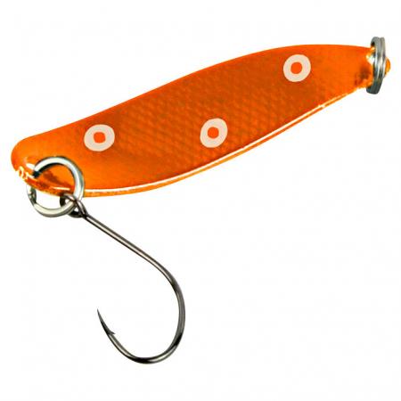 FTM Trout Spoon Hammer (3.2 g, Copper/White Dots UV)