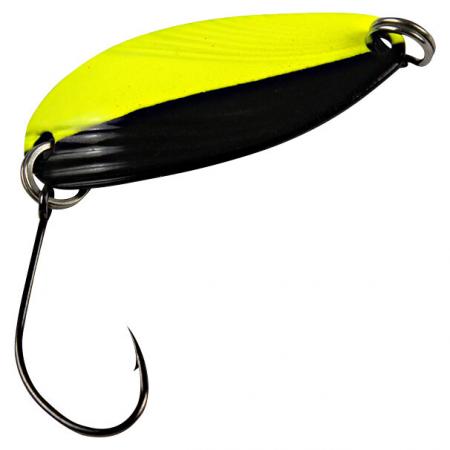  Trout Spoon Break (2,2 g, Schwarz/Gelb UV)