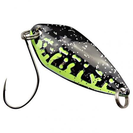 FTM Trout Spoon Rock (4.2 g, Black/Yellow UV)