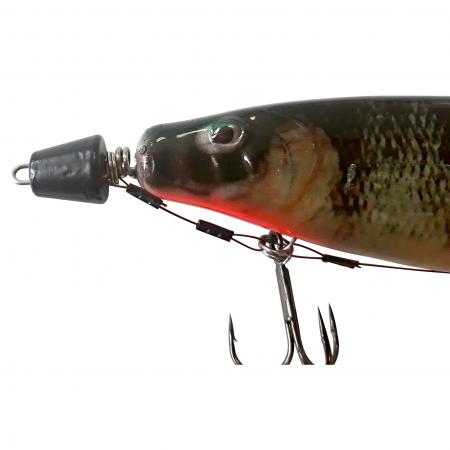  Lure Screw in pike system (with exchange weights, black)
