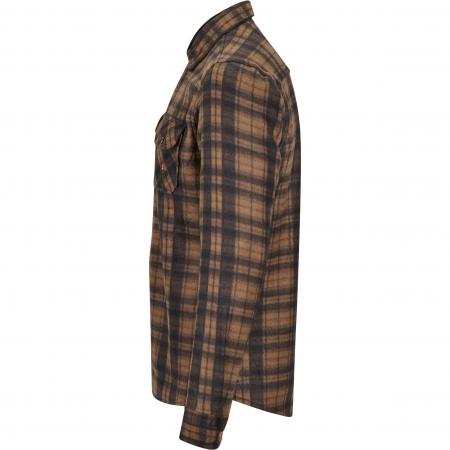  Fleecehemd Eifelland Herren (Braun)