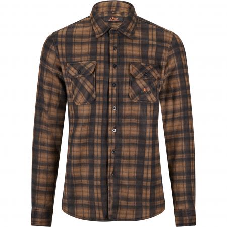  Fleecehemd Eifelland Herren (Braun)