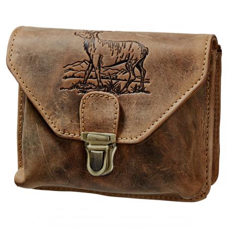 Green Burry Vintage Outdoor Gürteltasche Hirsch (Leder)