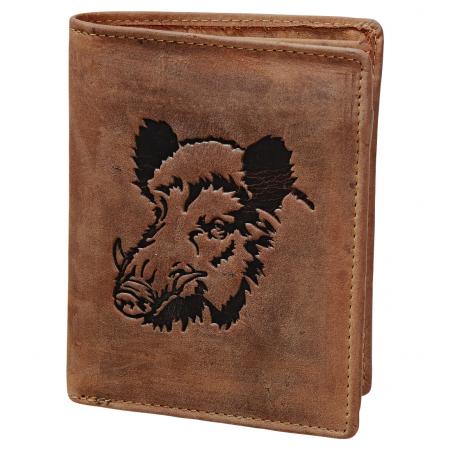  Vintage Animal Collection "Wild Boar" Leder (Braun)