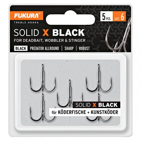 Fukura Solid X Drillinge (black)