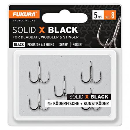  Fukura Solid X Drillinge (black)