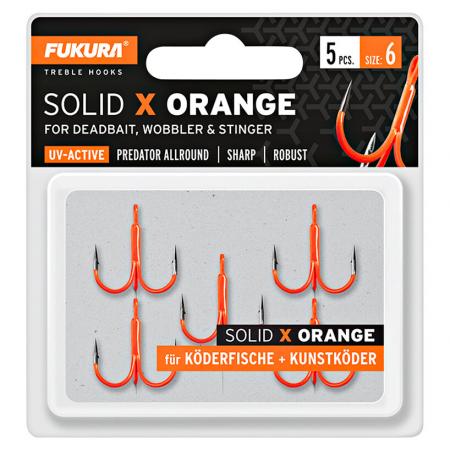  Fukura Solid X Drillinge (orange)