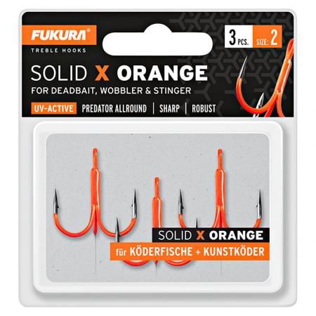  Fukura Solid X Drillinge (orange)