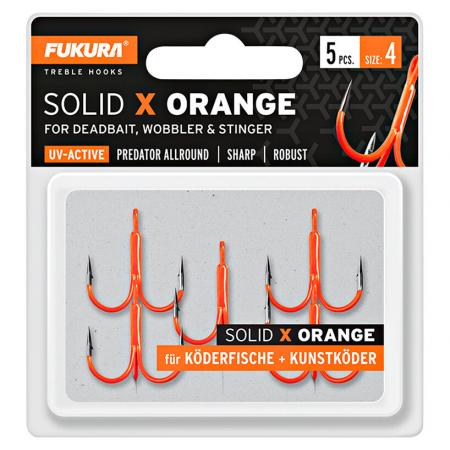  Fukura Solid X Drillinge (orange)