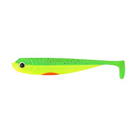  Gummifisch Barschköder (5 cm, Green Lemon)