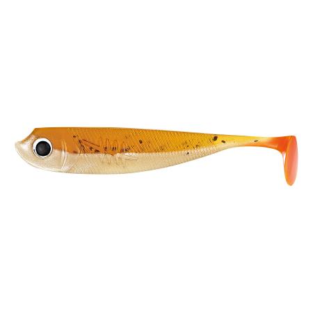  Gummifisch Barschköder (6 cm, Whisky Orange)