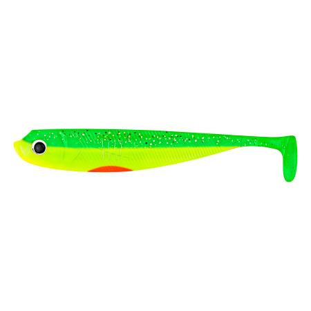  Gummifisch Barschköder (6 cm, Green Lemon)