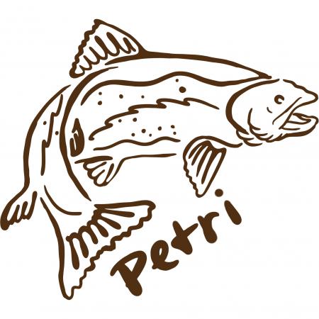 Aufkleber (Trout Petri)