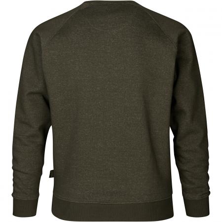  Key Point Sweatshirt for Men (Pine Green Melange)
