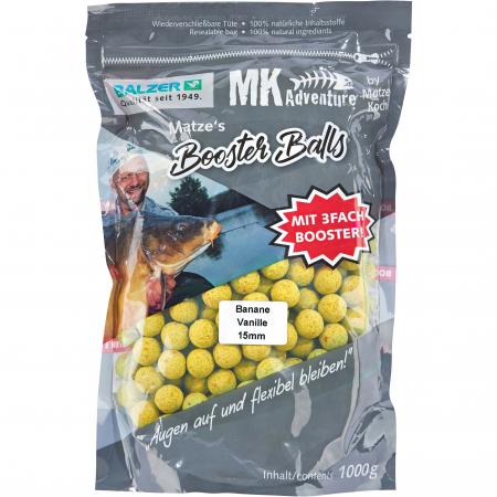 Matze Koch Boilies MK Adventure Booster Balls (Banane/Vanille)