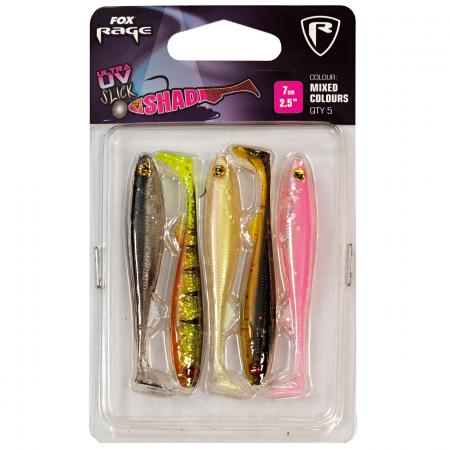  Gummifisch Set Slick Shad UV