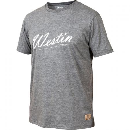  Old School T-Shirt Herren (Grey Melange)