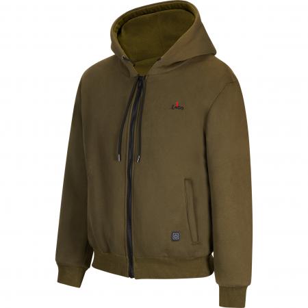 il Lago Red Level Sweatjacke Feuerland Herren, beheizbar (Oliv)