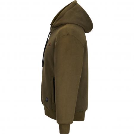 il Lago Red Level Sweatjacke Feuerland Herren, beheizbar (Oliv)