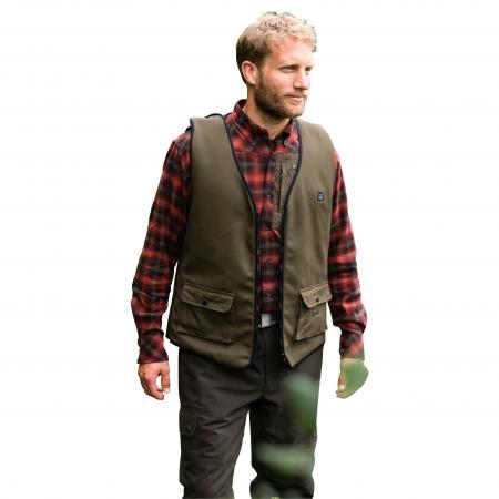 il Lago Red Level Heizweste Feuerland Herren (Oliv)