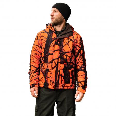  Driven Hunting Jacket Keiler Plus Men (Orange Camouflage)