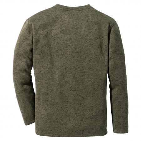  Mysqafe Strickfleece Pullover Herren (Oliv)
