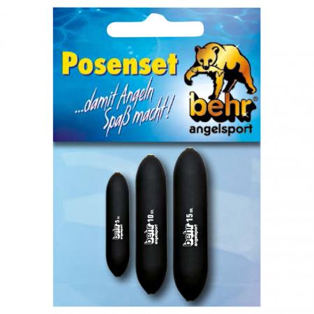  Unterwasserposen Inline-Floater Set (schwarz)
