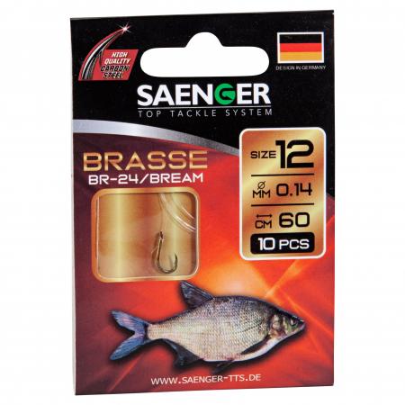  Zielfisch-Haken, gebunden (Brasse BR-24)