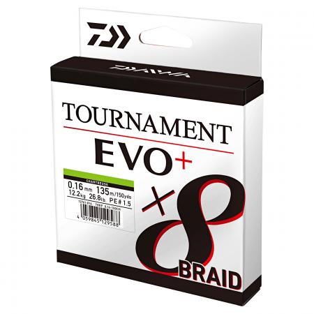  Angelschnur Tournament X8 Braid EVO+ (135 m, chartreuse)
