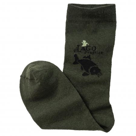 il Lago Prestige Socken "Karpfen" (Oliv)