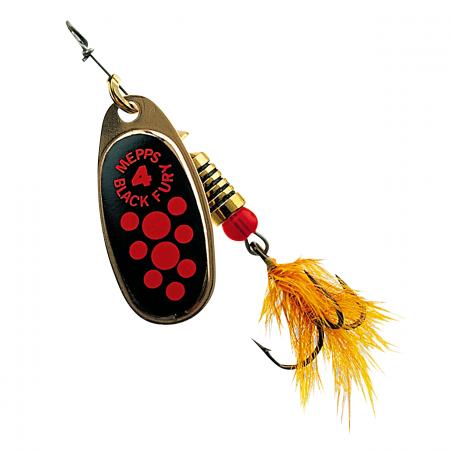 Mepps Spinner Black Fury mit Fliege
