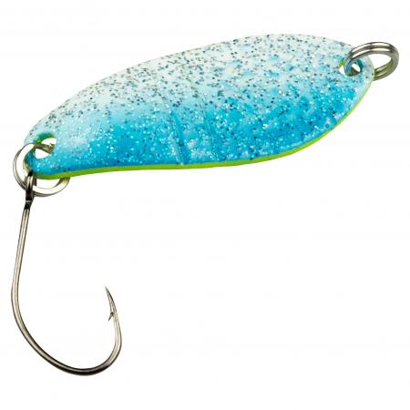 FTM Trout Spoon Dragon (2,5 g, Blue/White, Yellow UV)