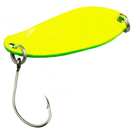  Trout Spoon Dragon (2,5 g, Black/Green, Yellow UV)