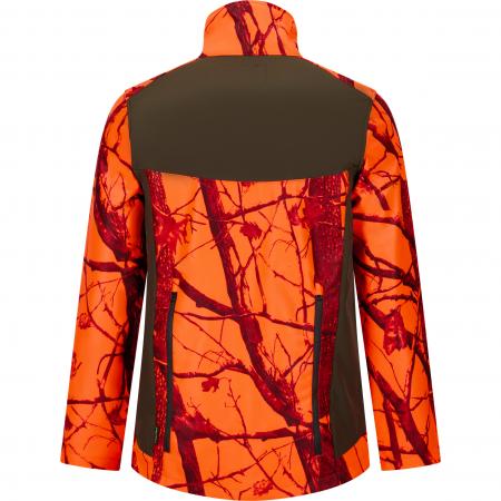  Driven Hunt Softshell Jacket Keiler Pro Men (Olive/Orange Camouflage)