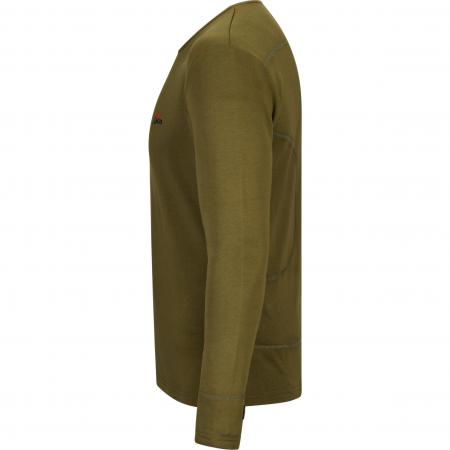 il Lago Red Level Longsleeve Feuerland Herren, beheizbar (Oliv)