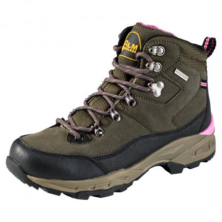 Almwalker Outdoorboots Ventura Pro Damen (Oliv/Schwarz/Rosa)