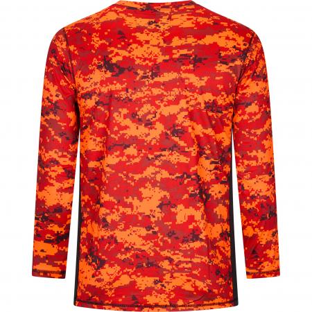  Funktions-Longsleeve Big Game Pro X Herren (Orange Camouflage)