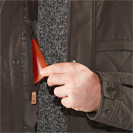 Övik Wool Padded Jacket M Men (Dark Olive)