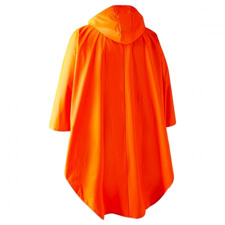 Hurricane Regen Poncho Herren (Orange)