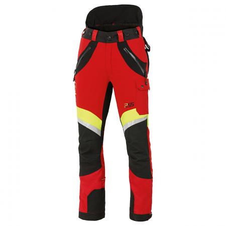  X-treme Air Schnittschutzhose Herren (Rot/Gelb)