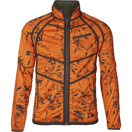 Vantage Reversible Fleece Jacket Herren (Pine Green/InVis Orange Blaze)