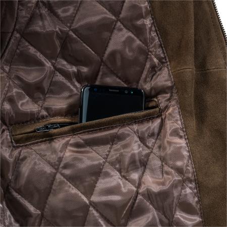 il Lago Prestige Lederjacke Houston Herren (Braun)