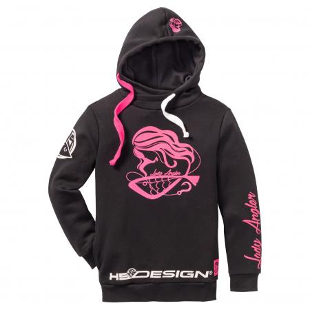 Lady Angler Hoodie Damen (Black)