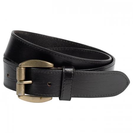  Ledergürtel Rustica Herren (Schwarz)