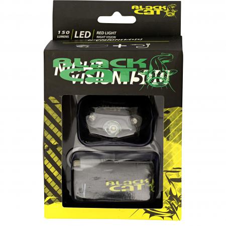 Black Cat Kopflampe Night Vision 1500